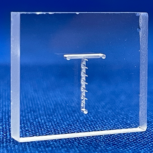 マイクロ流体ガラスデバイス:参考写真1